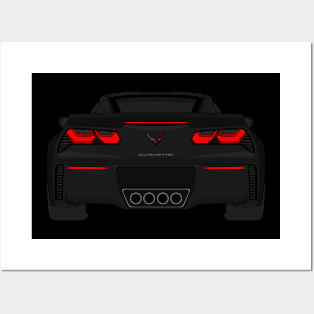 Z06 BLACK Wall Art by VENZ0LIC